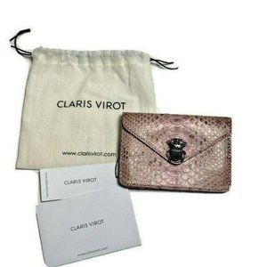 Claris Virot Powder Pink Alex Wallet Card Holder